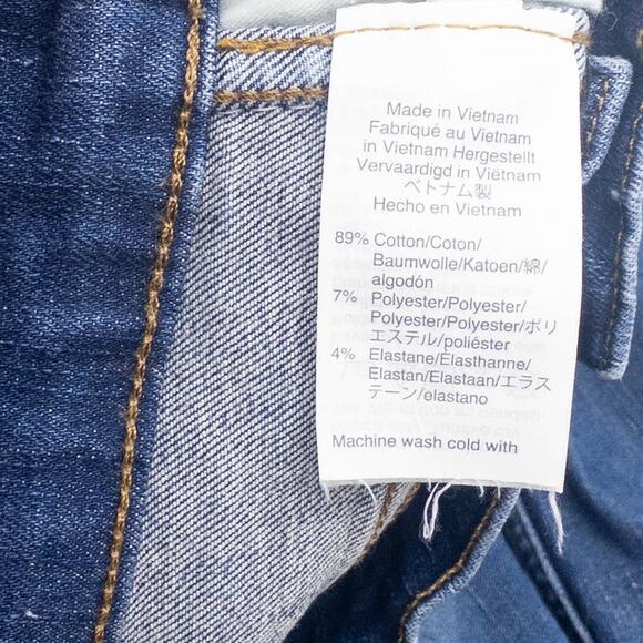 Madewell 9" High Rise Skinny Jeans in Paloma Wash Raw Hem Edition 29 Women's - Picture 6 of 6